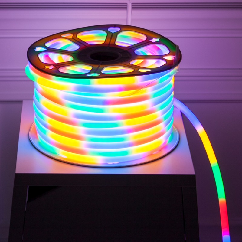 LED 네온360° 10m_M +전원코드 포함(칼라)플라워트리
